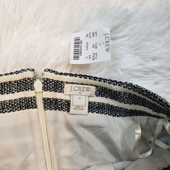 NWT J.Crew Women's Striped Mini Skirt - Picture 2 of 3
